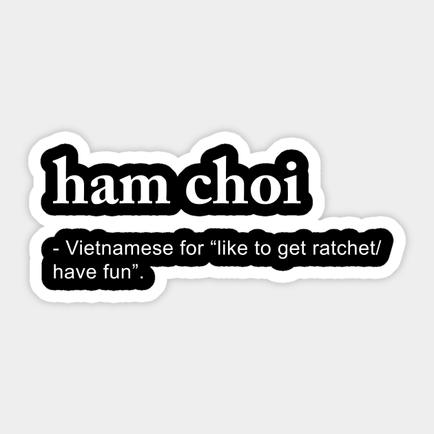 i love ham choi Ham Choi Sticker TeePublic